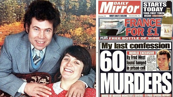 10. Fred and Rose West,  sexually abused, tortured, and eventually killed two of their own children along with at least ten other women and buried them under the patio in their own garden.