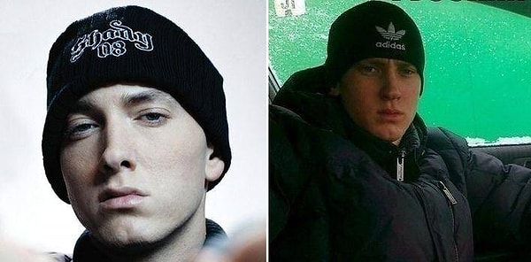 3. Эминем и этот серьезный чувак