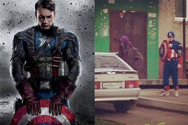 20. Крис Эванс и, как бы странно это ни звучало, русский Капитан Америка