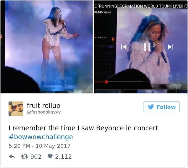 15. Beyonce konserine gitmiştim.