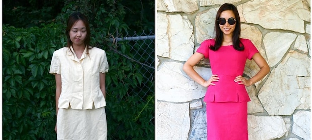 Мама превращает мешковатую одежду в новомодные предметы гардероба