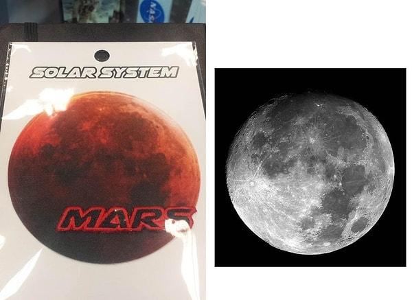 2. Mars diye sattıkları şey Ay'ın renklendirilmiş hali olunca...