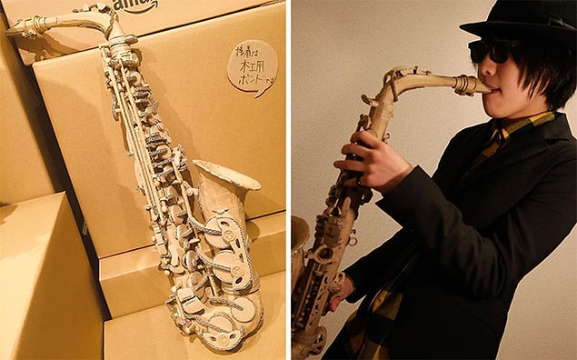 12. And a saxophone...
