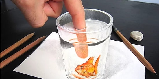 Художник создает невероятные 3D иллюзии, используя лишь бумагу и карандаши