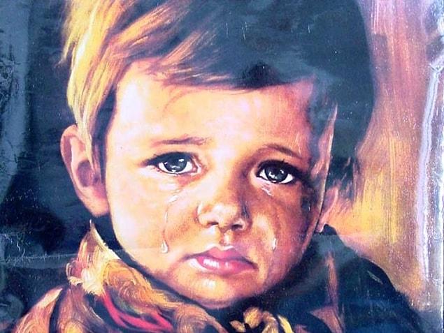 2. The “Crying Boy” Painting
