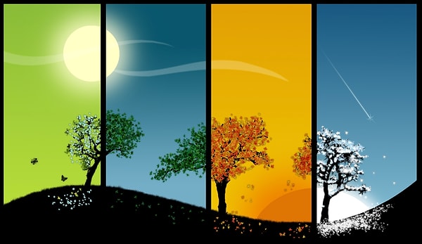 8. И последний вопрос: какое твое любимое время года?