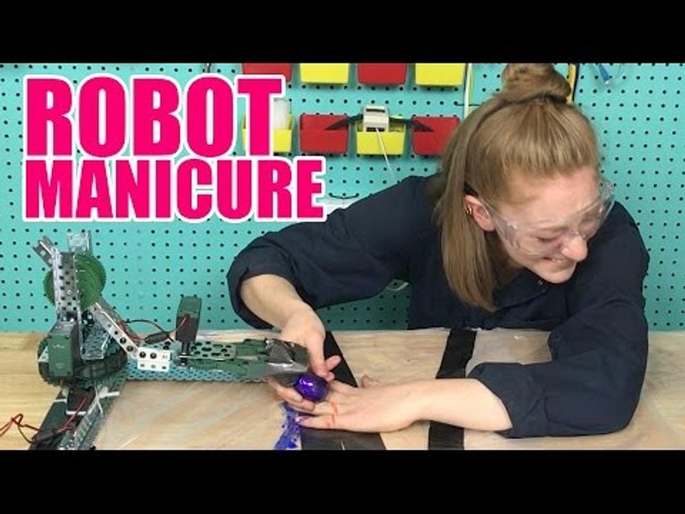 Our Beloved Robot-Creator Invented A Manicure-Making Robot And We Can't Stop Laughing 💅