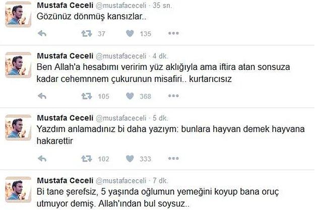 1. Hatırlarsınız Mustafa Ceceli geçtiğimiz yıl trollerin #MustafaCeceliOruçTut etiketine epey sinirlenmişti.