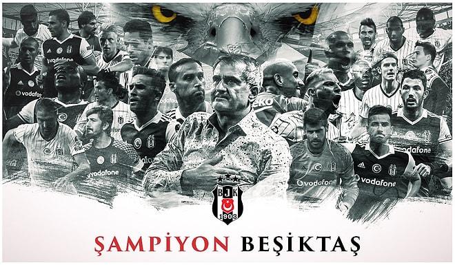 Beşiktaş'ın 15. Şampiyonluğu Sonrası Sosyal Medyada Yapılan 3 Yıldızlı 18 Paylaşım