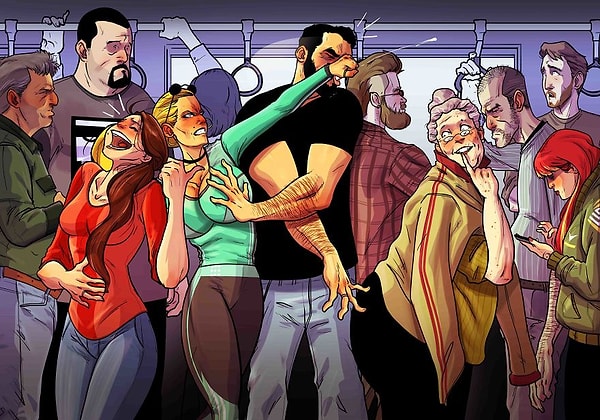 18. "Поездка в метро"