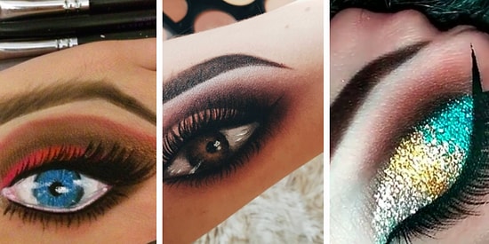 20 шокирующих фото макияжа глаз на... руках