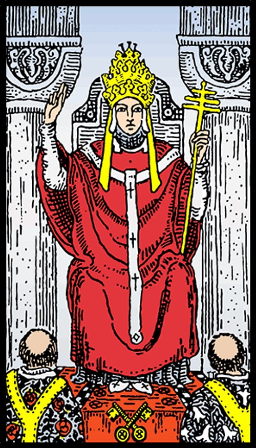 Boğa Burcunun Tarot Kartı "Aziz"