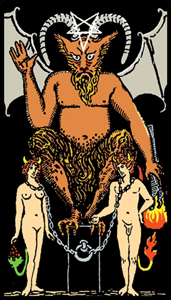 10. Oğlak Burcu Tarot Kartı "Şeytan"