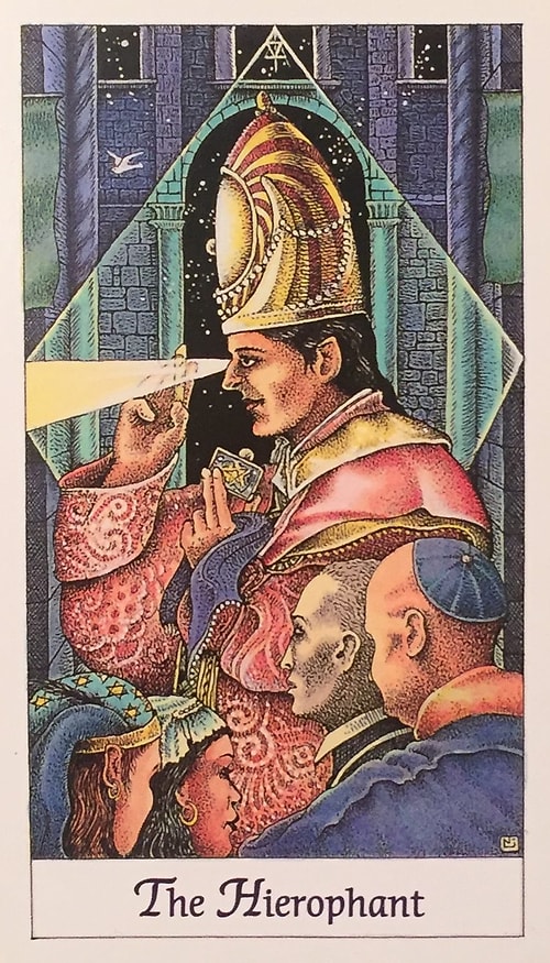 Boğa Burcunun Tarot Kartı "Aziz"