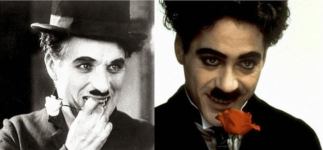 46. Charlie Chaplin (Robert Downey Jr. in Chaplin)