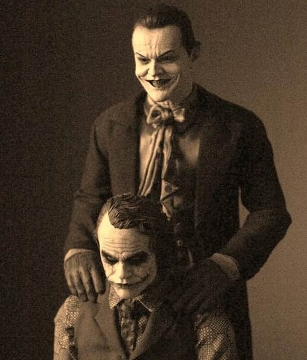 10. Совместный снимок Джека Николсона и Хита Леджера