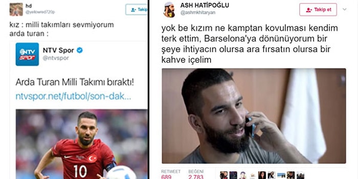 Gazeteciye Saldıran Arda Turan'ın Milli Takımı Bırakmasına Sessiz Kalamamış 18 Kişi