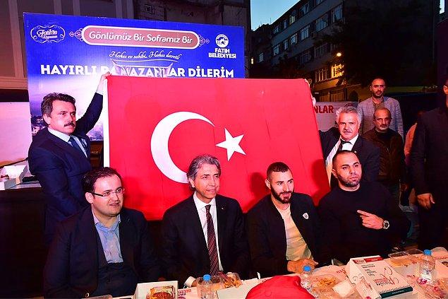 Benzema ve başkan Demir daha sonra amatör futbolcu iken kaza geçirip yatağa mahkum yaşayan 45 yaşındaki Zekeriya Akgül’ü evinde ziyaret etti. Ziyaret sırasında duygulu anlar yaşandı.