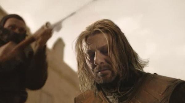 1. Ned Stark'ın ölümü.