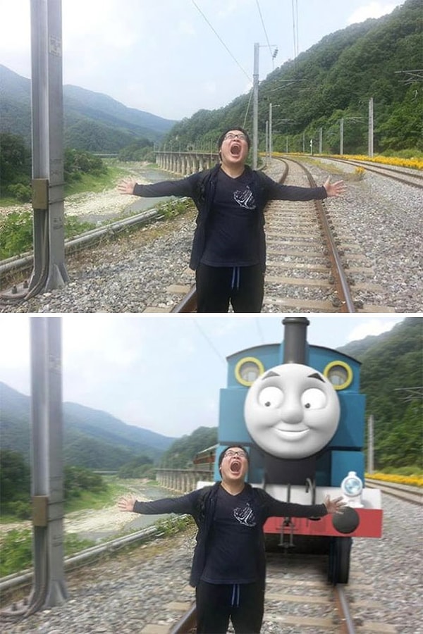 3. "Сделайте, пожалуйста, эту фотографию более опасной"