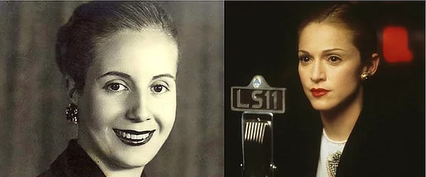 13. Эва Перон, первая леди Аргентины (Мадонна в "Эвита")