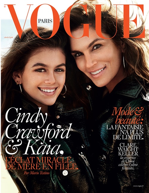 Cindy Crawford ve kızı Kaia Gerber