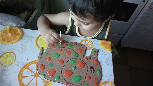 11. Немного краски и муки = искусство