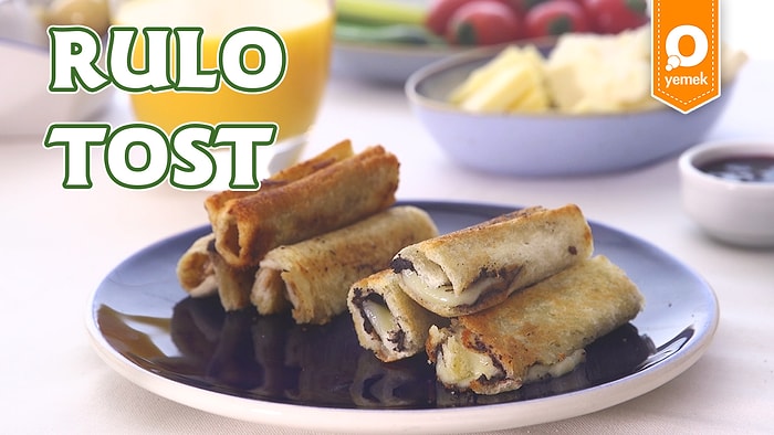 Sahurda Buz Gibi Meyve Suyunun Yanında Çıtır Rulo Tost Nasıl Yapılır?
