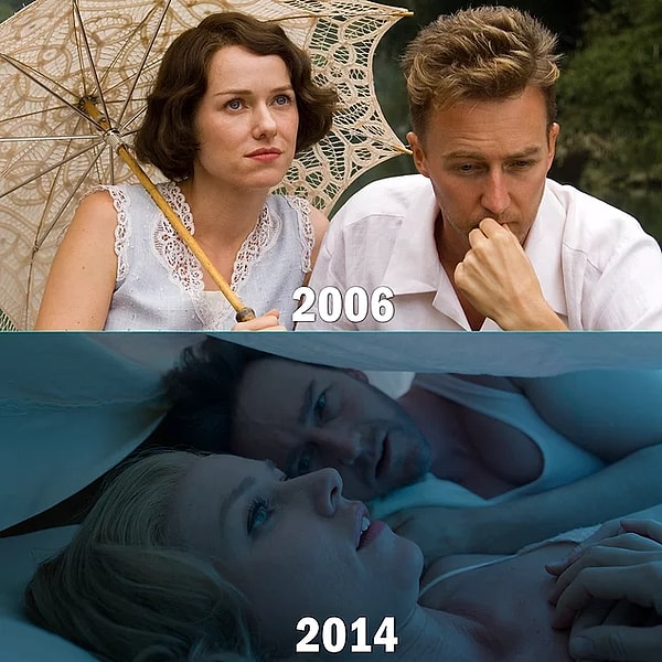 18. Наоми Уоттс и Эдвард Нортон