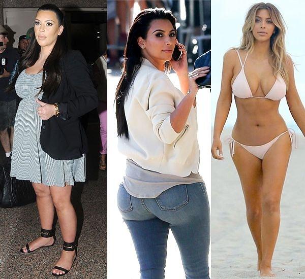 12. Kim Kardashian ise hamile olduğu dönemde inanılmaz kilo aldı.