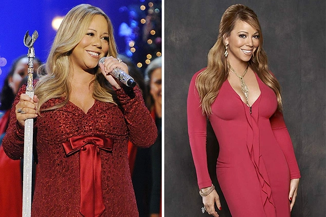 Mariah Carey de daha fit bir vücuda sahip olabilmek için uzun süre azimle diyet yaptı.
