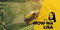 Çim Biçerek Devasa Mona Lisa Tablosu Yaptılar!