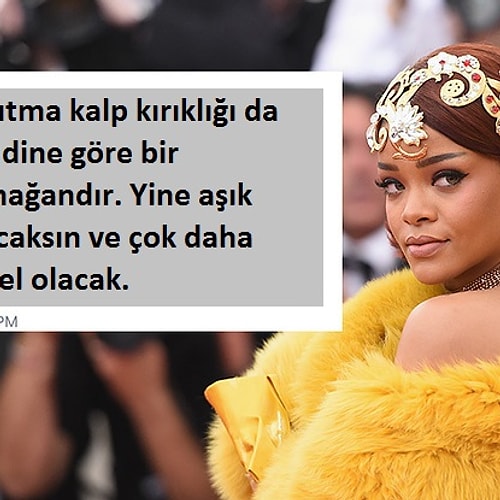 Sevgilisi Terk Edince Acisini Ozelden Paylasan Hayranina Rihanna Dan Hayat Dersi Onedio Com