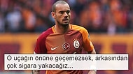 Galatasaraylı Taraftarlardan Başarılı Futbolcuya Sonsuz Destek: 'Sneijder Dursun Sen Durma'