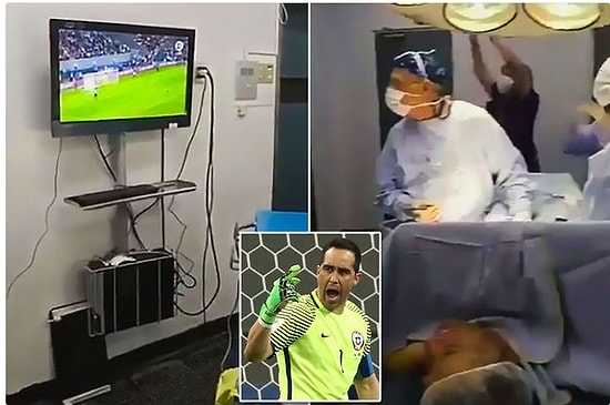 Ameliyat Sırasında Futbol Maçı İzleyen Doktorlar!