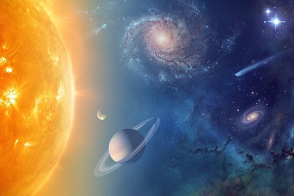 14. Güneş Sistemi’ndeki toplam kütlenin %99.86’sı Güneş’e ait.