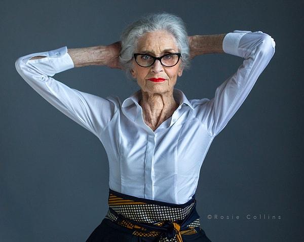 10. Dünyanın en yaşlı mankeni olarak bilinen ve ölene kadar da bu mesleği devam ettirmek isteyen 89 yaşındaki İngiliz model Daphne Selfe.