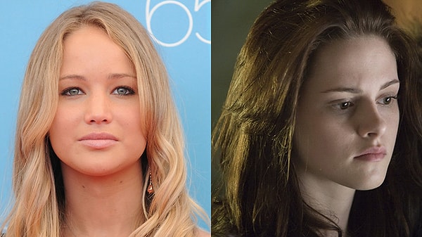 5. Дженнифер Лоуренс vs Кристен Стюарт в "Сумерках"