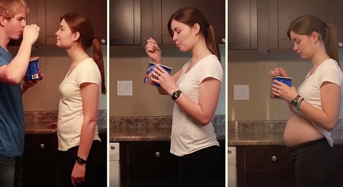 Hamilelik Sürecini Muhteşem Bir Time Lapse Videoyla Ölümsüzleştiren Çift