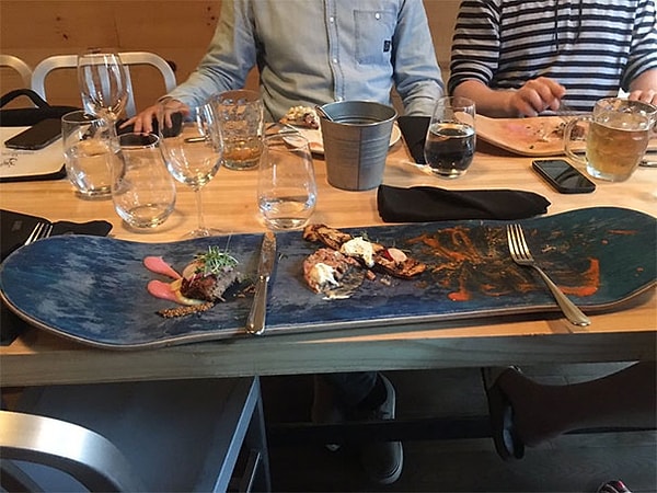 27. Подача на доске для скейтборда