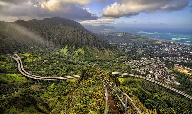 Haiku merdivenleri, Hawaii