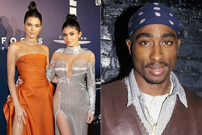 Ellerine Yüzlerine Bulaştırdılar! 2Pac Baskılı Tişörtler Kylie&Kendall Jenner'ı Davalık Etti