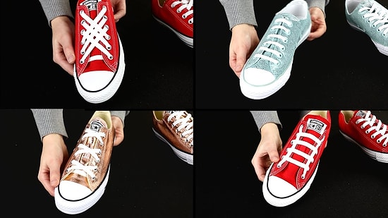 Ayakkabılarınız İçin Uygulayabileceğiniz 6 Şık Bağcık Bağlama Yöntemi