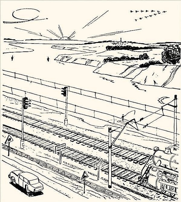 7. Есть ли здесь поблизости мост?