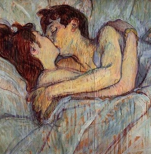 Paris Hilton'la Jared Leto'nun öpüşmesi - "Yataktaki Öpücük" Henry Toulouse Lautrec, 1892