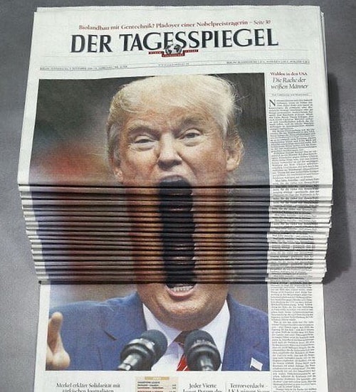 Der Spiegel Trump kapağı - "Kafa VI" Francis Bacon, 1949