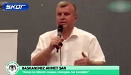 Ahmet Şan: 'İzmir Marşı Bir Tek Bizim Statta Söylenmiyor'