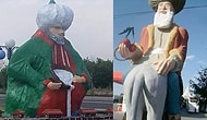 Sosyal Medyada Tepki Çeken Nasreddin Hoca Heykeli Başkanı da Kızdırdı: 'Patent Alacağız'