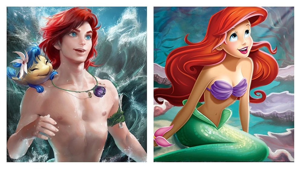 Художница из Канады показала, как выглядели бы герои знаменитых мультфильмов, будь они другого пола