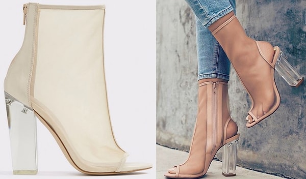 17. Прозрачные ботильоны